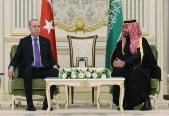 Cumhurbaşkanı Erdoğan, Suudi Arabistan Veliaht Prensi Selman ile görüştü