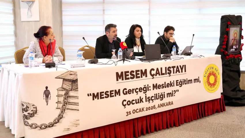 Eğitim-Sen MESEM Çalıştayı: Mesleki Eğitim mi, Çocuk İşçiliği mi? haberinin görseli