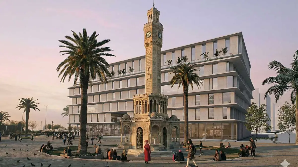 İzmir Büyükşehir Belediyesi’nin yeni binası için ilk adım atıldı haberinin görseli