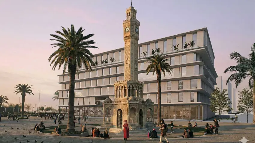 İzmir Büyükşehir Belediyesi’nin yeni binası için ilk adım atıldı