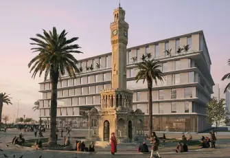 İzmir Büyükşehir Belediyesi’nin yeni binası için ilk adım atıldı
