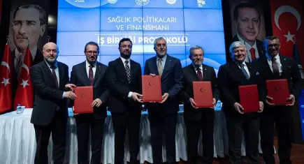 SGK, Sağlık Bilimleri Üniversitesi, Ankara Üniversitesi ve TÜSEB işbirliği protokolü imzalandı