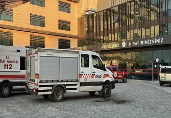 Çanakkale Devlet Hastanesi’nde korkutan yangın!