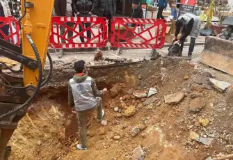 Antalya'da altyapı çalışmasında insana ait kemikler bulundu!