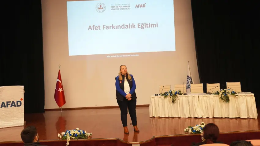 Ege Üniversitesi’nde afet farkındalığı eğitimi düzenlendi