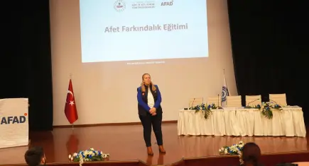 Ege Üniversitesi’nde afet farkındalığı eğitimi düzenlendi