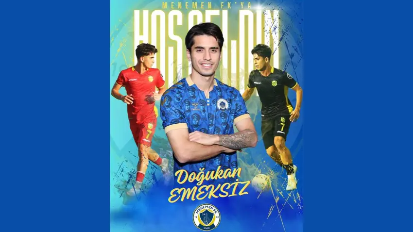 Menemen FK’dan kanat hamlesi: Doğukan Emeksiz resmen kadroda