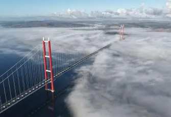 Çanakkale Boğazı yoğun sis nedeniyle ulaşıma kapandı