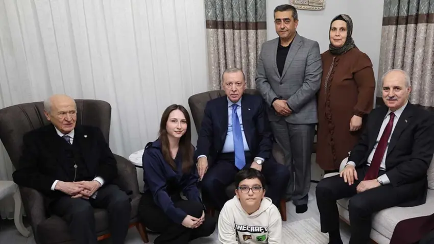 Cumhurbaşkanı Erdoğan, Osmaniye'de Solak ailesini ziyaret etti