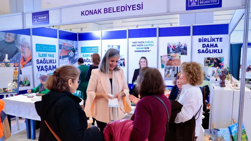 Konak Belediyesi Sağlıklı Yaş Alma Fuarı’nda fark yaratıyor
