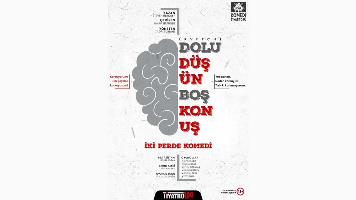 “Dolu Düşün Boş Konuş” Tiyatrolog Meisner Sahnesi’nde seyirciyle buluşuyor haberinin görseli