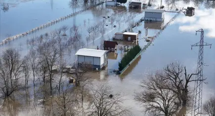 Edirne’de Meriç alarmı: Debisi 3 katına çıktı, hayvanlar son anda kurtarıldı!