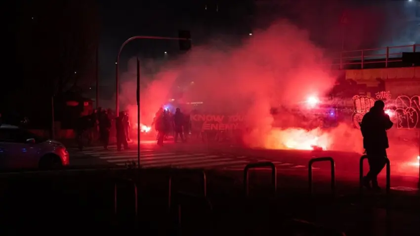 Milano’da Kış Olimpiyatları karşıtı gösteri düzenlendi: Sokaklar savaş alanına döndü!