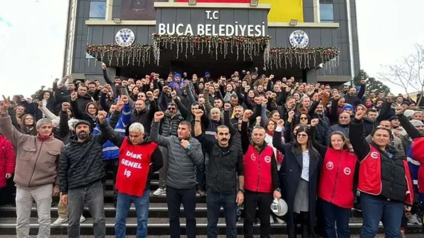 Buca’da alacak krizi büyüdü, işçiler süresiz iş bıraktı