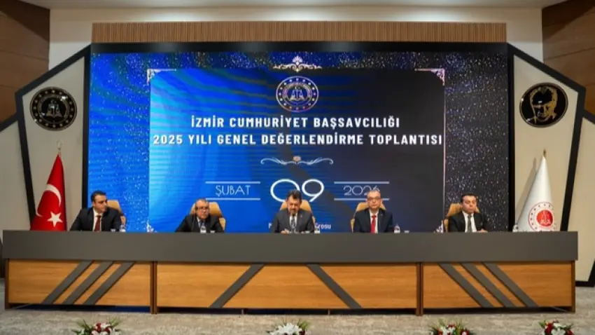 İzmir Cumhuriyet Başsavcılığı 2025 yılını değerlendirdi haberinin görseli
