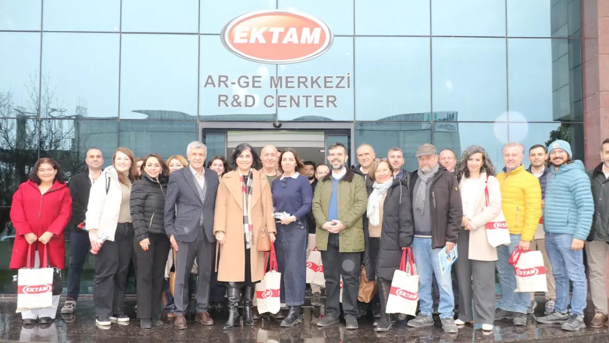 Sanayiciler, teknik geziyle Ektam Makine tesislerini keşfetti haberinin görseli