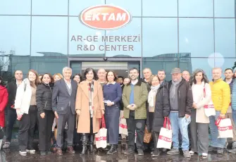 Sanayiciler, teknik geziyle Ektam Makine tesislerini keşfetti