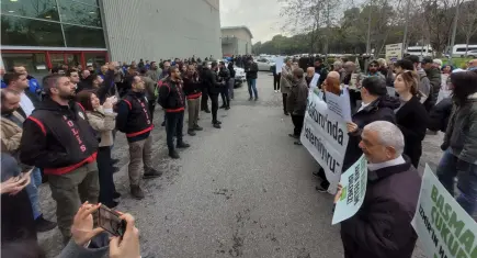 Basmane Çukuru için Meclis önünde eylem