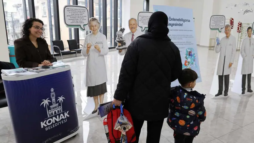 Konak’ta Rahim Ağzı kanseri farkındalığı
