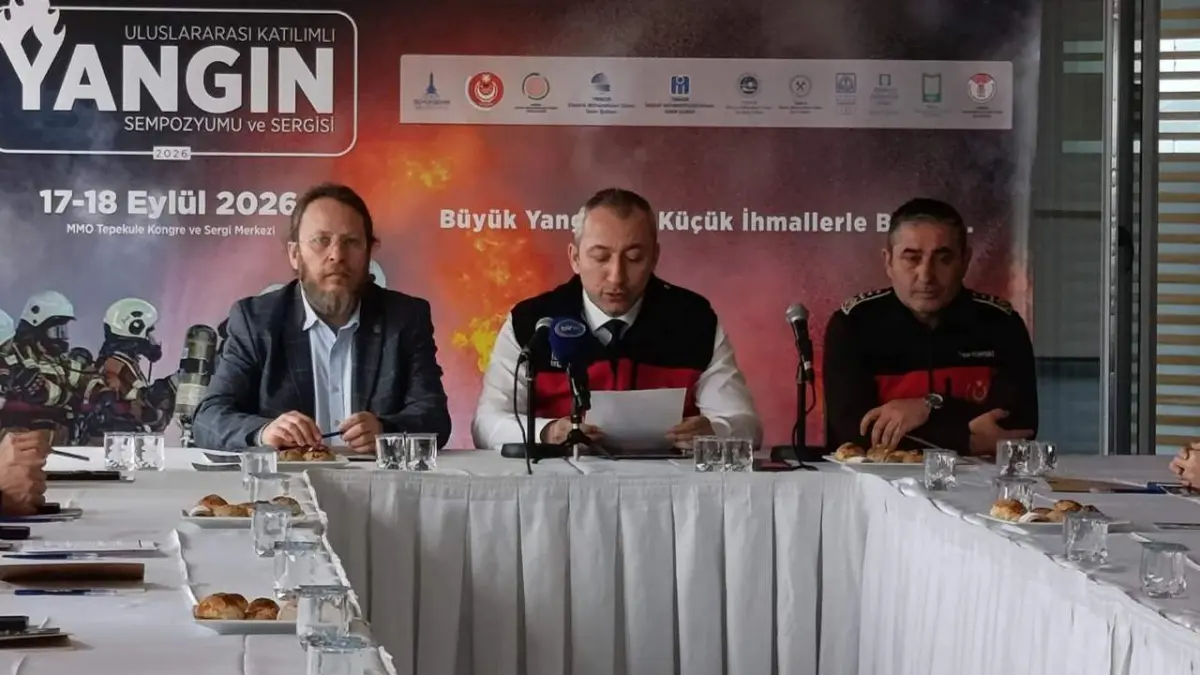 Yangın güvenliği uzmanları İzmir’de buluşuyor haberinin görseli