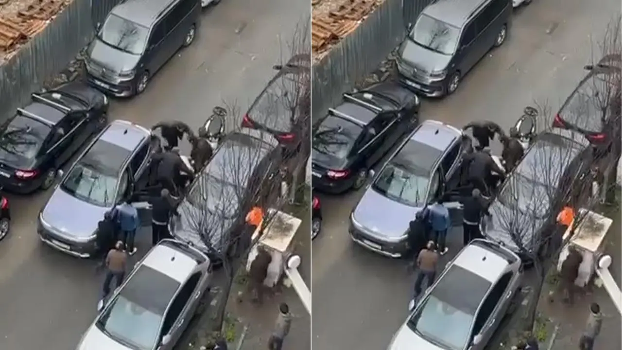 Beşiktaş’ta park yeri cinayeti: Yakınları saldırganı darbetti