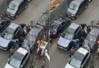 Beşiktaş’ta park yeri cinayeti: Yakınları saldırganı darbetti