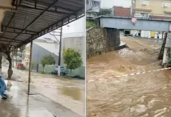 Büyük Menderes Nehri taştı: Kara yolu ulaşıma kapatıldı
