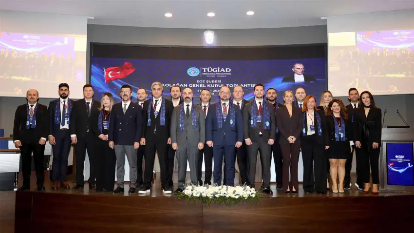 TÜGİAD Ege Şubesi’nde yeni dönem: Başkanlığa Halil Duran seçildi
