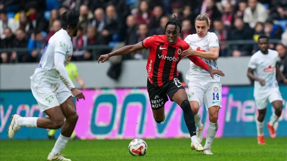 Gençlerbirliği ile Çaykur Rizespor 2-2 berabere kaldı haberinin görseli