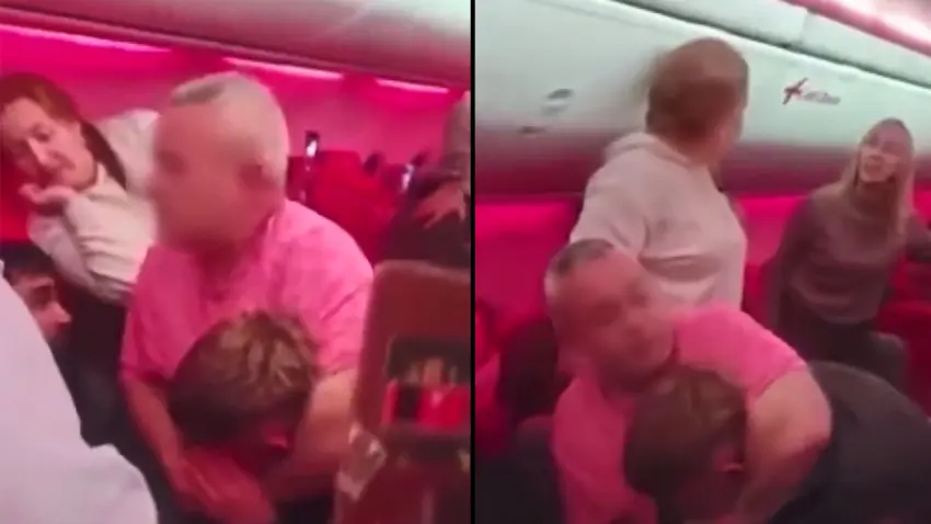 Uçakta kavga çıktı: 2 yolcu ömür boyu uçuşlardan men edildi