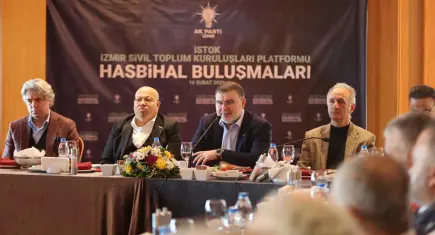 AK Partili Saygılı, İSTOK buluşmasında STK temsilcileriyle bir araya geldi