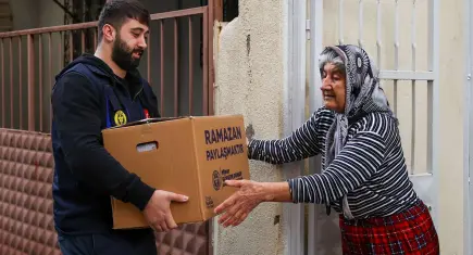 Buca’da ihtiyaç sahiplerine ramazan desteği