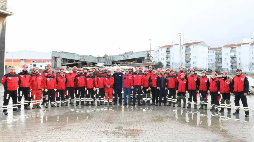 ÇAK ekibi afet eğitimlerini başarıyla tamamladı