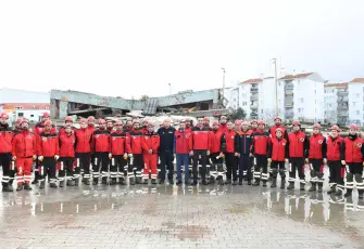 ÇAK ekibi afet eğitimlerini başarıyla tamamladı