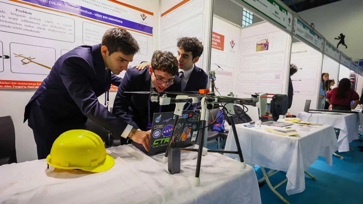 Lise öğrencileri madenlerde gaz kaynaklı risklerin tespiti için yapay zekalı sistem tasarladı başlıklı video haberin görseli