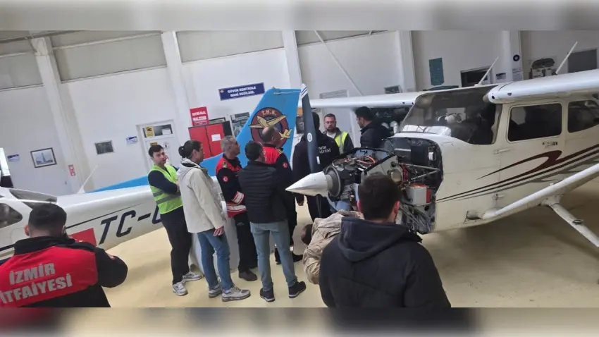 İzmir İtfaiyesi’ne hava kazalarına özel eğitim