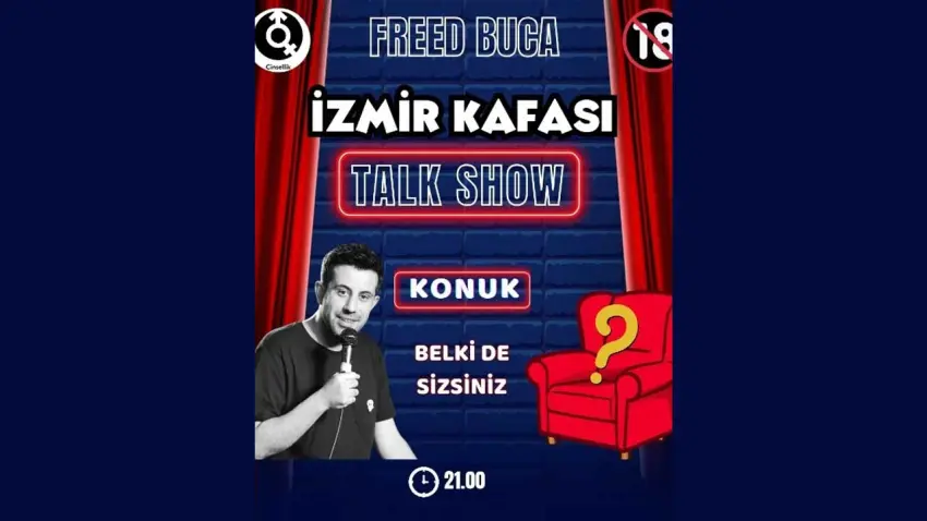 İzmir Kafası Talk Show’da interaktif gece: Kadın-erkek ilişkileri masaya yatırılacak haberinin görseli