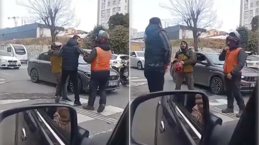 Trafikte yol verme kavgası: Silahını çekip tehdit etti haberinin görseli