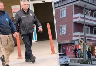 Boşanma davasına bir gün kala barışmak isteyen eşi kapıyı kırıp eve girince balkondan atladı