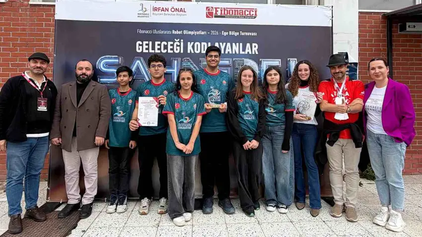 Fibonacci Robot Olimpiyatları Bayraklı’da gerçekleşti haberinin görseli