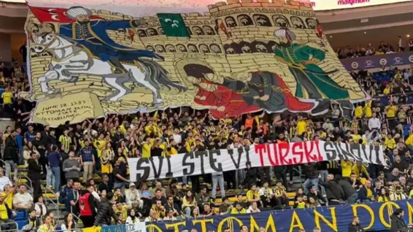 Fenerbahçe’den Partizan'a ‘I. Murat pankartı ’cevabı: Hepiniz Türk evlatlarısınız haberinin görseli