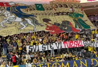 Fenerbahçe’den Partizan'a ‘I. Murat pankartı ’cevabı: Hepiniz Türk evlatlarısınız