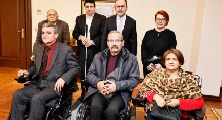 365 Gün Engelliyiz Platformu, Kasapoğlu’nu ziyaret etti