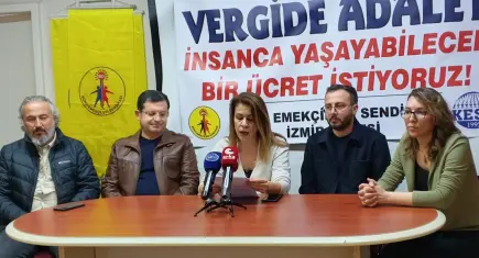 BES İzmir Şubesi uyardı: Açlık sınırındaki ücret gelirleri vergi dışı bırakılmalı