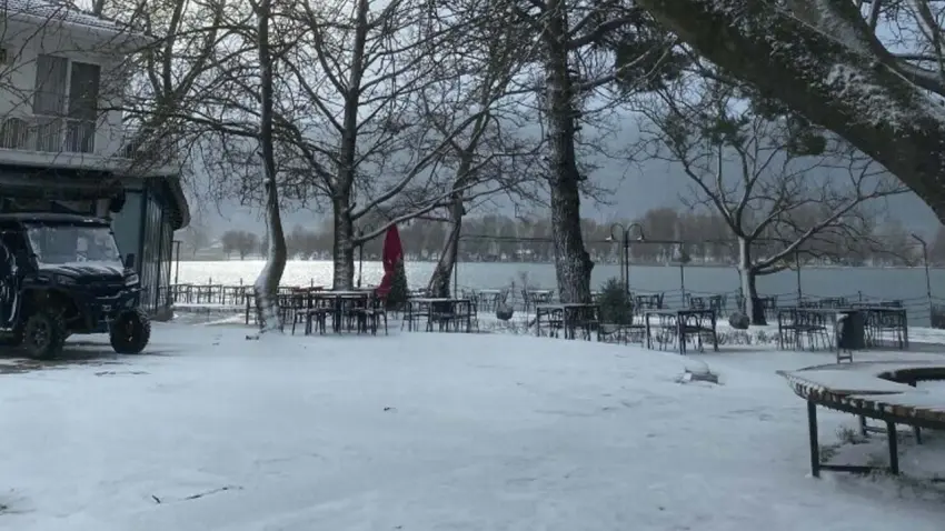 İzmir’den kar manzaraları haberinin görseli