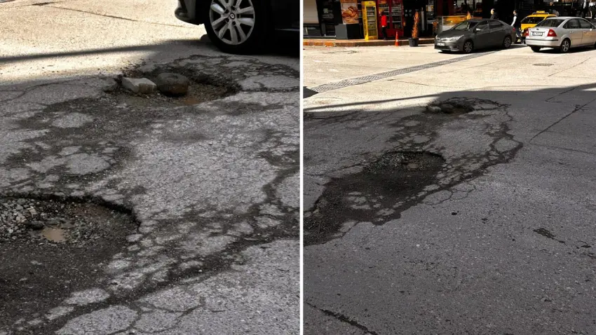 Buca’da Kozağaç Meydanı sürücülere tuzak oluyor haberinin görseli