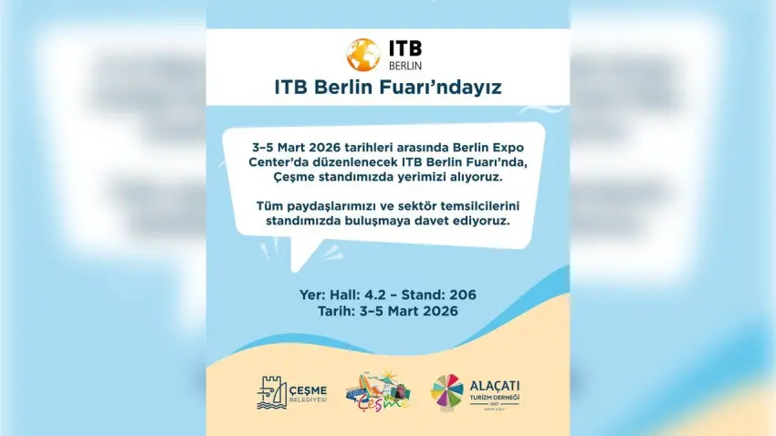 Çeşme’nin Turizm Değerleri Berlin’de sergilenecek haberinin görseli