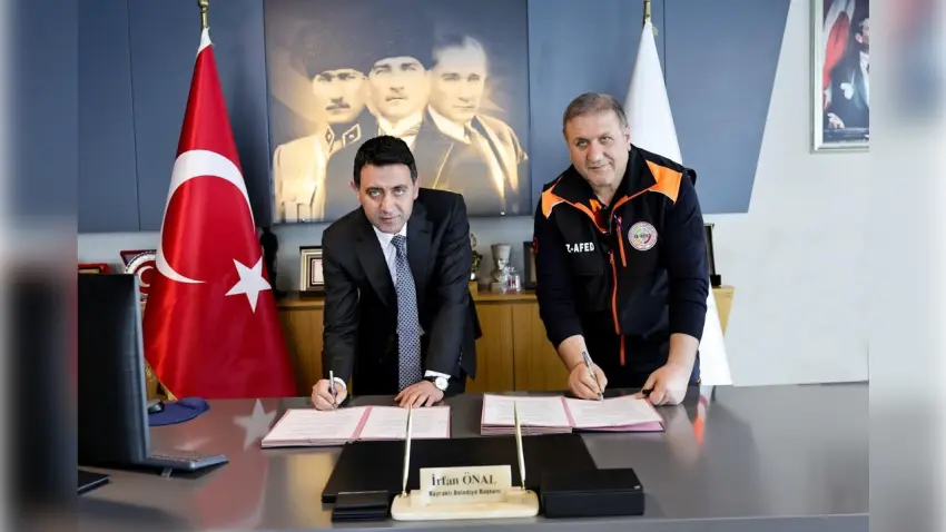 Bayraklı’da afet ve iklim risklerine karşı iş birliği protokolü haberinin görseli