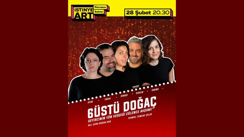 Kahkaha ve sürprizlerle dolu doğaçlama gecesi haberinin görseli