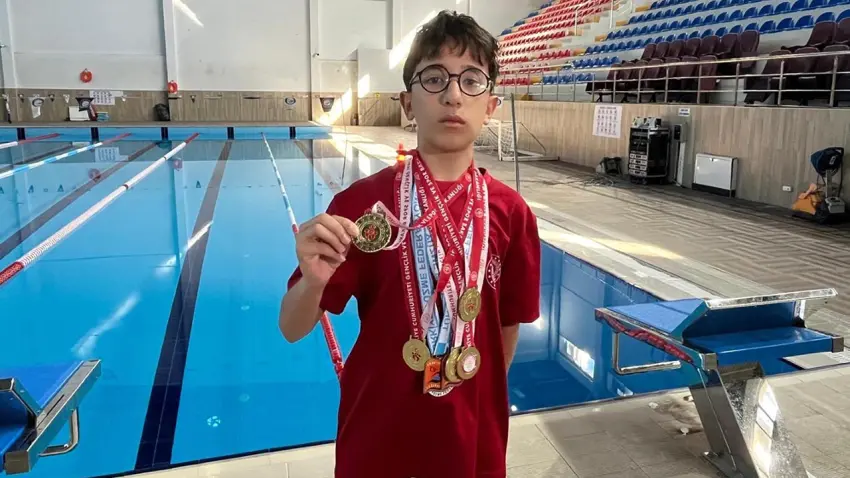 Kırılgan kemiklere rağmen büyük başarı: Kayra’dan Türkiye birinciliği haberinin görseli